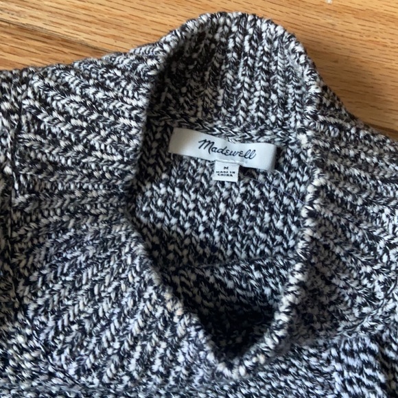 Madewell Sleeveless Grey Speckled Knit Sweater - Picture 4 of 5